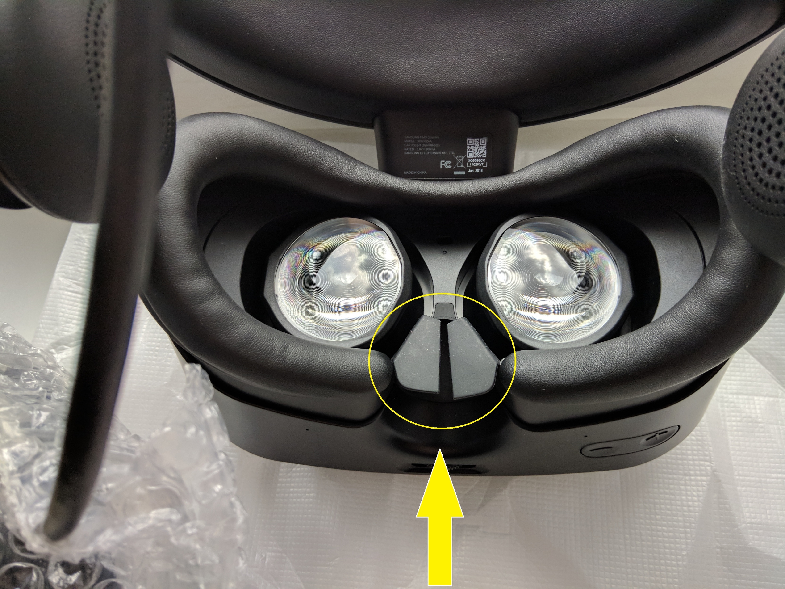 Oculus rift s clearance nose gap