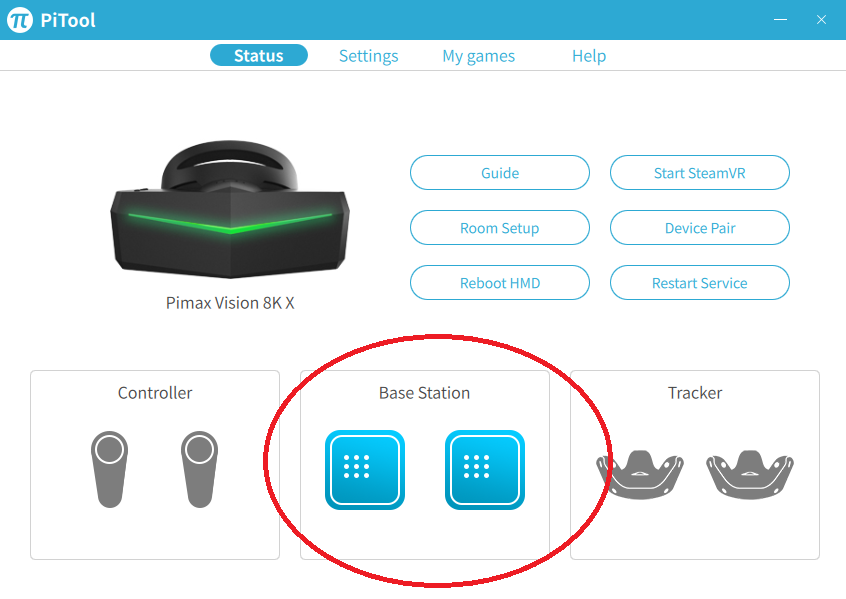 How to pair Pimax 8k x with HTC SteamVR Base Station 2.0 - P2: 8kX - OpenMR  | Community