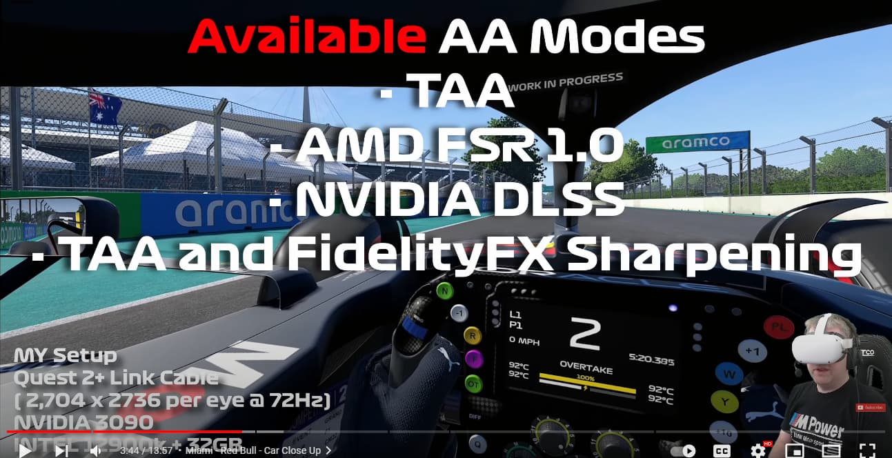 F1 22 VR Support Confirmed! - P2: 8kX - OpenMR